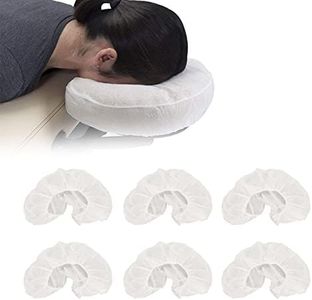 50pcs Reposacabezas Camilla Masaje, Almohadillas Zen Desechables Para Reposacabezas De Camillas De Masaje, Fundas Faciales Desechables Para Reposacabezas De Mesa De Masaje