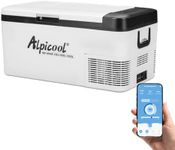 Alpicool K18 18L Compressor Car Fridge Freezer, DC 12v Camping Refrigerator, Portable Mini Cool Box for TruckCampervanRVBoat, -20℃ to 20℃