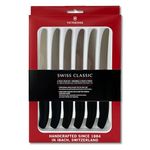 Victorinox Swiss Army Classic 6-Piece Steak Knife Set, 4-1/2-Inch Serrated Blades with Round Tip, 6.7833.6US1