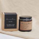 THE UMBRELLA STORE Morning Brew Scented Candle, Coffee Scented Candle,Glass Jar Wax Candle, Coffee Fragrance Upto 15 Hours, Best Gift (Pack of 1)