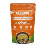 Gladful Achari Chilla Mix - Low GI, Diabetes-Friendly & Gluten-Free - No Maida, Palm Oil & Trans-Fat - Vegan & High-Protein Chilla/Dosa Mix - Anytime Snack for Kids & Family - Pack of 1 (200g)