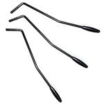 3 Pieces 6mm Thread Tremolo Arm Whammy Bar for Fender Stratocaster Electric Guitar Tremolo System, Black