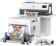 DXZ A3 DTF Printer with Shaker Oven, High-Speed with XP600 Printhead, 4.5” LED Multi-Function Touch Screen, 13'' Apparel Printer T-Shirt Printing, Auto-Cleaning,2-Year Ink Included