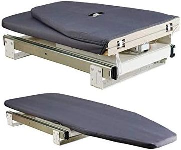 SAROSORA Retractable Ironing Board Closet Pull-Out Stow Away in The Cabinet Easy to Install (Navy Blue)