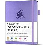 Clever Fox Password Book with tabs.