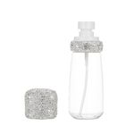 iHMeiju Bling Travel Spray Bottle 2oz/60ml, Fine Mist Mini Empty Spray Bottle, Leak Proof Cosmetic Refillable Travel Containers Plastic Hair Spray Bottle Sprayer for Water, Perfume, Face & Hair Mist.