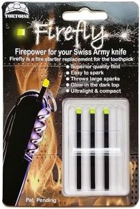 Firefly Regular 3 Pack - Fire Starter Accessory for Swiss Army Victorinox Knives (Neon Green-Yellow Glow)