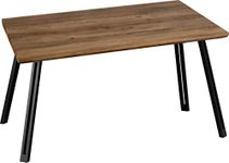 Seconique Quebec Straight Edge Dining Table in Medium Oak Effect