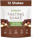 Prolon Intermittent Fasting Drink Mix | Fasting Shake for Intermittent Fasting | Vitamins, Fiber, Plant Based Protein, Superfoods | Keto, Vegan, Gluten Free, Dairy Free | Chocolate, 12 Packets