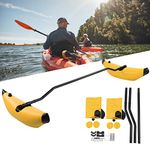 Wosune Kayak Stabilizer, Canoe Boat Accessory Kayak Outrigger Kit, for Outdoor Stable Inflatable kayak Balancing Boat Accessory(yellow)