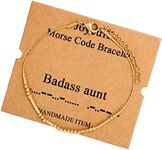 JoycuFF Badass Aunt Bracelet Morse 