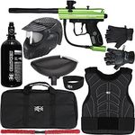 Action Village Kingman Spyder Victor Protector Paintball Gun Package Kit Protector 2 (Gloss Slime, Glove Size - Small/Medium)