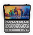 Zagg Pro Keys Wireless Keyboard & Detachable Case with Pencil Holder Compatible with The Apple iPad Pro 11-inch (1st, 2nd and 3rd gen.), Durable, Backlit, QWERTY UK English, Black