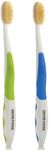 MOUTHWATCHERS Dr Plotkas Soft Flossing Toothbrush Manual Soft Toothbrush for Adults, Ultra CleanToothbrush, Good for Sensitive Teeth and Gums, 2 Pack - Colors May Vary