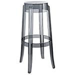 Charles Ghost Stool Transparent Smoke Bar