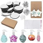 50 pcs Sublimation Blank Earrings, 