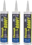 Sashco Through The Roof Sealant, 10.5 oz Cartridge, Clear (Pack of 3)