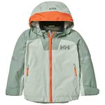 Helly Hansen Kids Legend Insulated Waterproof Windproof Breathable Ski Jacket, 428 Powder Green, 1