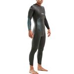 2XU Men's MW4991c-P1 Propel Wetsuit, Black/Blue Ombre, Small