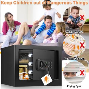 26L Fireproof Safe Box – Secure Home and Office Storage