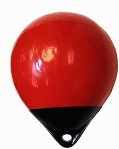 KUFA Red/Black 12” Diameter (inflated Size: 12" x 15") Mark Buoy Mooring Buoy Anchor Lift Buoy A30