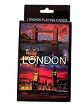 Bicycle Playing Cards - Boxed Pack of Playing Cards with London By Night Print, London Collectable Souvenir