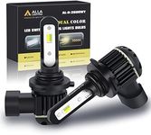 Alla Lighting HB4 9006 Switchback LED Fog Lights Bulbs Super Bright 5200 Lumens Replacement, Dual Color 6000K Xenon White / 3000K Amber Yellow