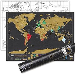 Luckies Deluxe Travel Edition Scratch Map