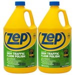 Zep High Traffic Floor Polish 128 Ounce ZUHTFF128 (Pack of 2) Pro Formula