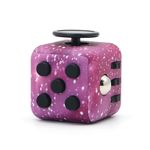 Appash Fidget Cube Stress Anxiety Pressure Relieving Toy Great for Adults and Children[Gift Idea][Relaxing Toy][Stress Reliever][Soft Material] (Starry Purple)