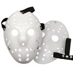 Halloween Costume Mask 2 Pack DIY White Jason Full Face Mask