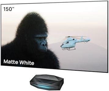 AWOL Aetherion Pro 4K 3D ultra short throw projector & 150" Matte White Projector Screen Bundle (Aetherion Pro&MW-150)