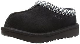 UGG boys K Tasman II Moccasin,Black,4 M US Big Kid