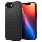 Spigen Liquid Air Back Cover Case Compatible with iPhone 16e (TPU | Matte Black)