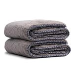 Chemical Guys MIC199502 Woolly Mammoth Microfiber Dryer Towel (36" x 25") Cars,Trucks, SUVs, RVs, Home, Pets, Messes, Gray (2 Pack)