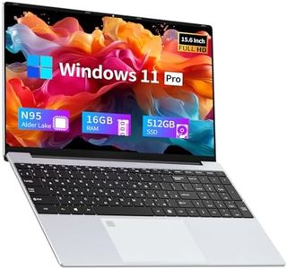 Wexultor PC Portatile 16GB RAM 512GB SSD, 15.6 Pollici Notebook con N95 CPU, Windows 11 Laptop 180°Flip FHD Schermo, Sblocco Impronta Digitale+Tastiera Retroilluminata, Portatile con BT4.2+WiFi