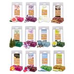 Spring & Summer Scented Wax Melts Variety Set-12 Assorted 6pc Cube Sets for Electric Candle Warmer (2.5oz ea) Rose, Lavender, Jasmine, Pine, Lilac, Linen, Green Tea, Lemongrass, Berry, Mountain Air