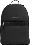 Tommy Hilfiger Men Backpack Elevated Nylon Hand Luggage, Multicolor (Black), One Size