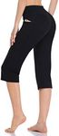 HISKYWIN Women's Yoga Capri Pants F