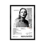 CodersParadise Taylor Swift Reputation Wall Poster Frames | Aesthetic A4 Poster Frames For Home, Living Room, Bedroom and Office | Wall Frames Artworks | Hanging Theme Posters
