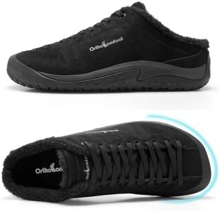 Men's Barefoot Slippers Orthopedic Arch Support Wide Indoor Outdoor Shoes