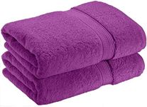 NAUSHA 2 x Super Large Bath Sheets Towels (80 x 140cm) 100% Egyptian Cotton 600 GSM