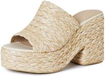 CYNLLIO Espadrilles Platform Sandal