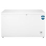 Teknix CH420 Freestanding Chest Freezer - 420L Capacity - Suitable for Garages, Outbuildings and Sheds - Refrigeration Mode - Temperature Control - 4 Star Freezer Rating - E Energy - White