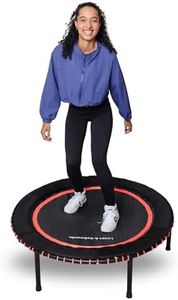 Leaps and ReBounds Trampoline for Adults and Kids - Rebounder with Online Workout Videos - for Outdoor Games, Fitness, and Recreational Activities - Safe, Quiet, Durable Cardio Exercise Equipment