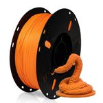 Voxelab PLA 3D Printer Filament, PLA Filament 1.75mm Dimensional Accuracy +/- 0.02 mm, 1kg Spool (2.2lbs),1.75 mm, Fit Most FDM Printer,Orange