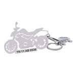 SIlver Valley Customized Your Own Bike model Keychain with your own bike number