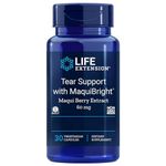 Life Extension, Tear Support, with Maqui Berry Extract, 30 Vegan Capsules, Gluten-Free, Vegetarian, SOYA-Free, Non-GMO