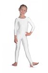 Roch Valley Long Sleeve Nylon/Lycra Catsuit S White