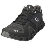 ON Running Men's Cloud X Running Shoes, Black/Asphalt - 8 UK